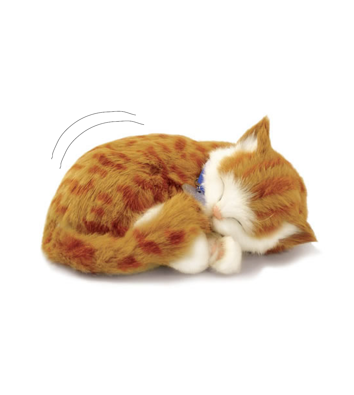 Digital kattunge med andning röd och vit