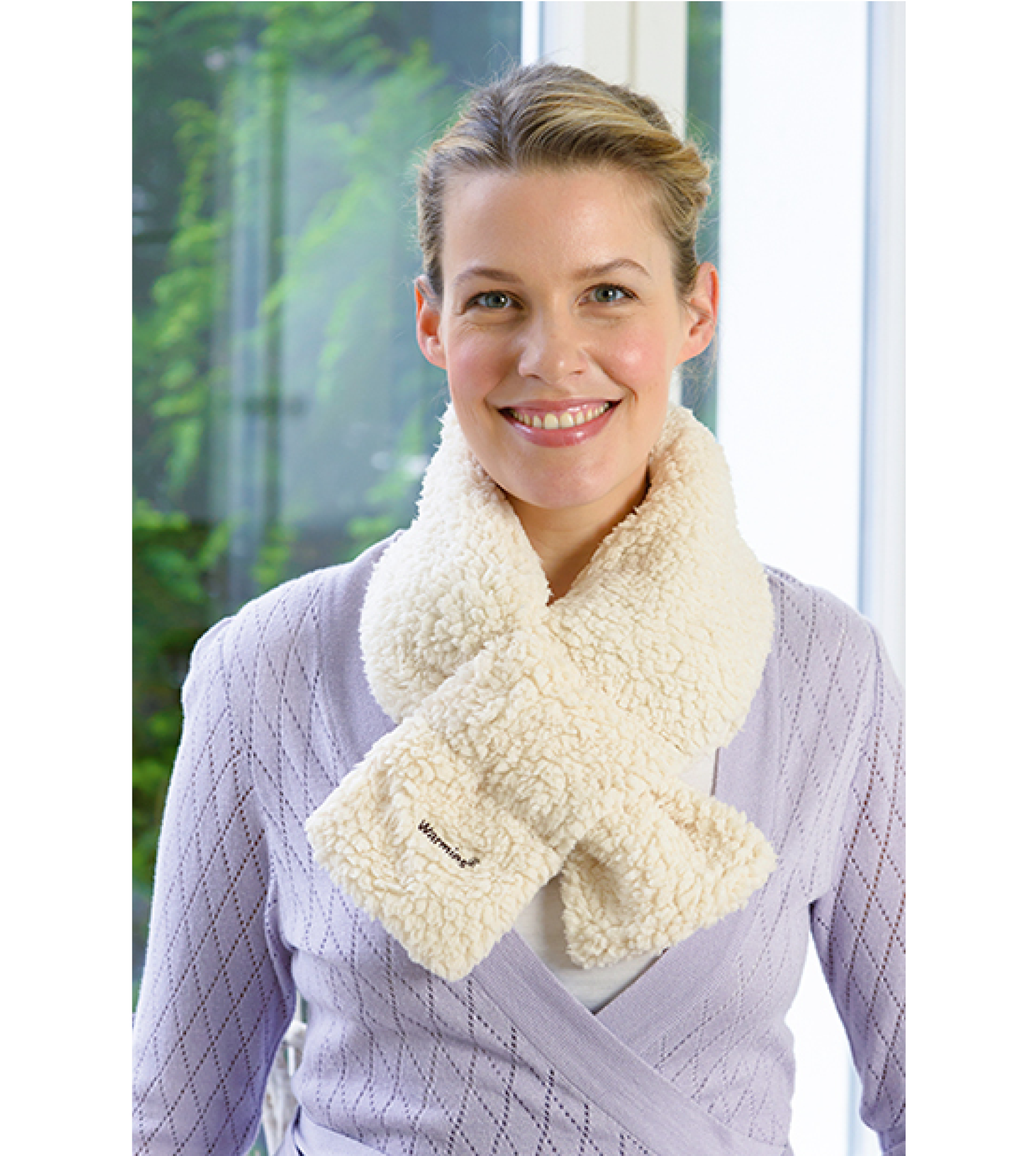 Värmesjal warmies beige 2