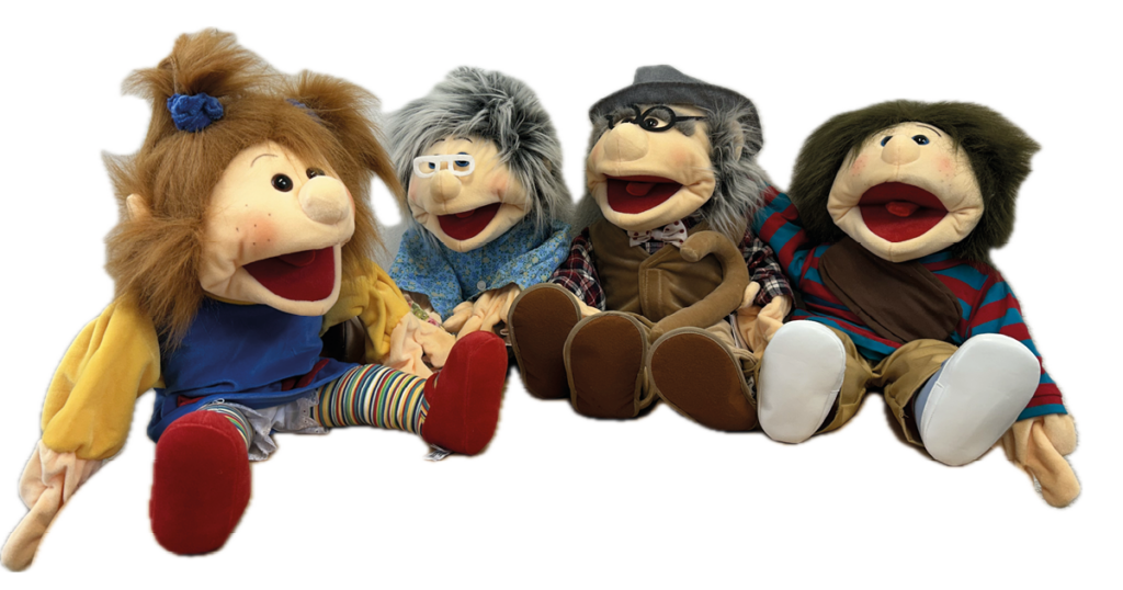 handdockor lotta christer mormor morfar living puppets