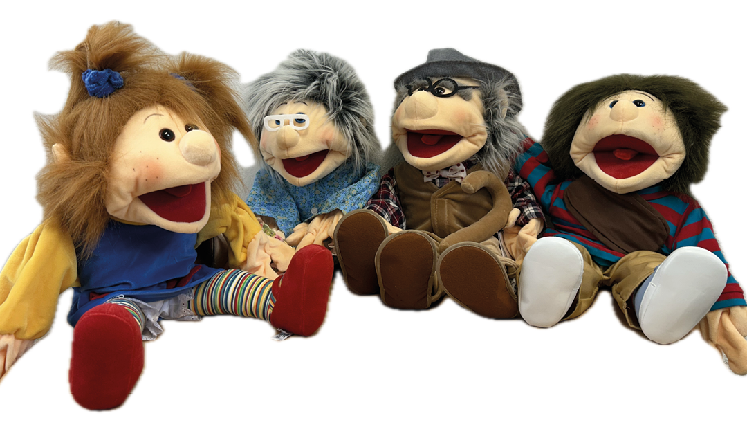 handdockor lotta christer mormor morfar living puppets