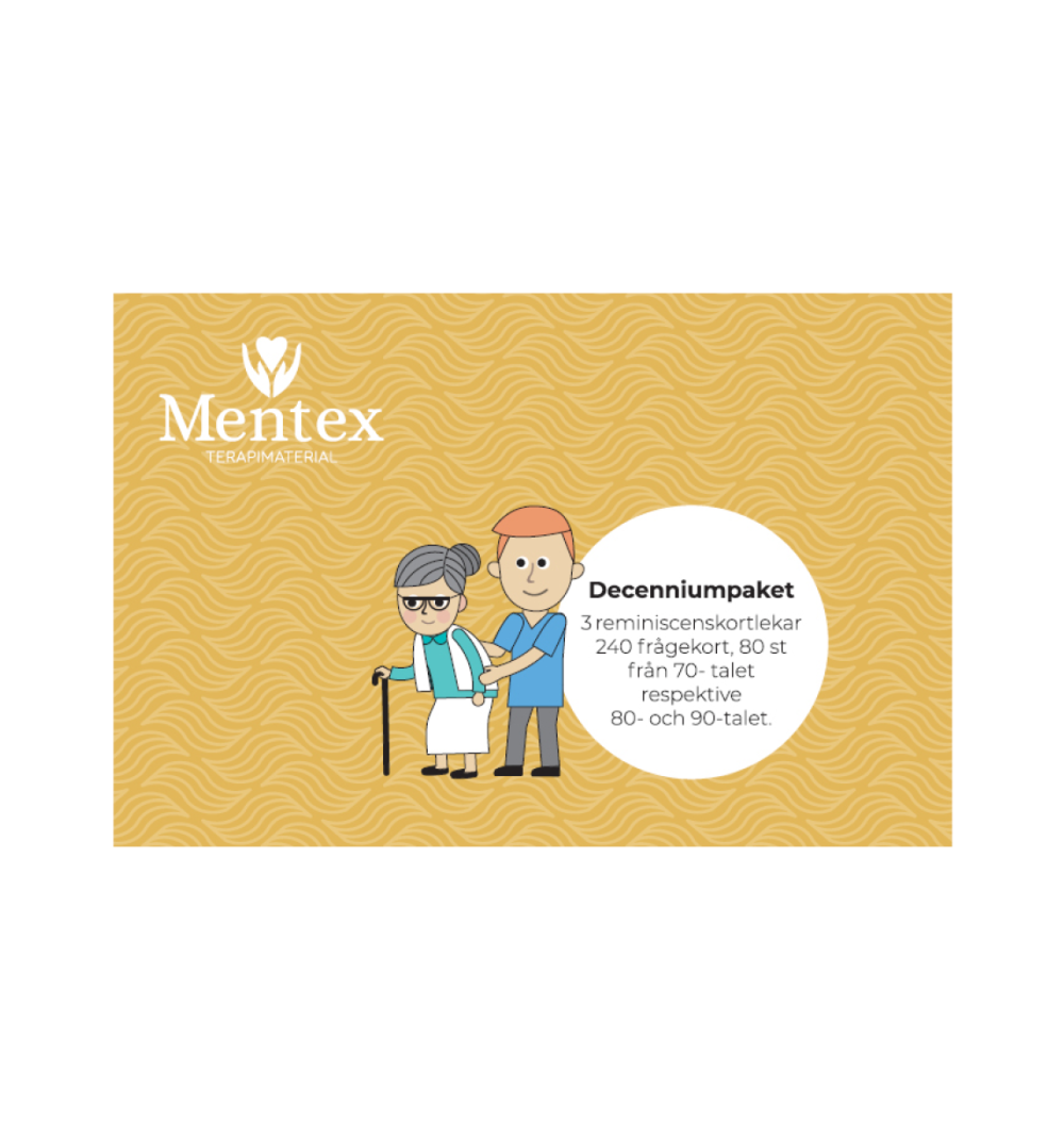 Förbeställ NYHET! Decenniumpaketet Mentex 70 80 90