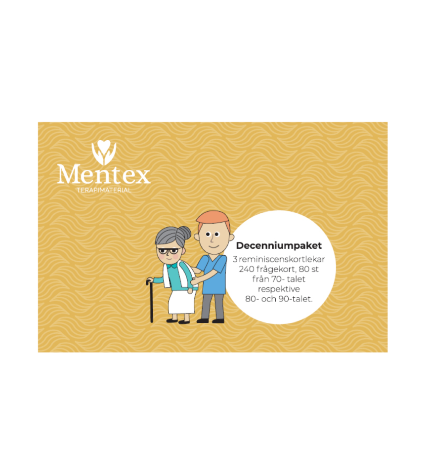 Förbeställ NYHET! Decenniumpaketet Mentex 70 80 90