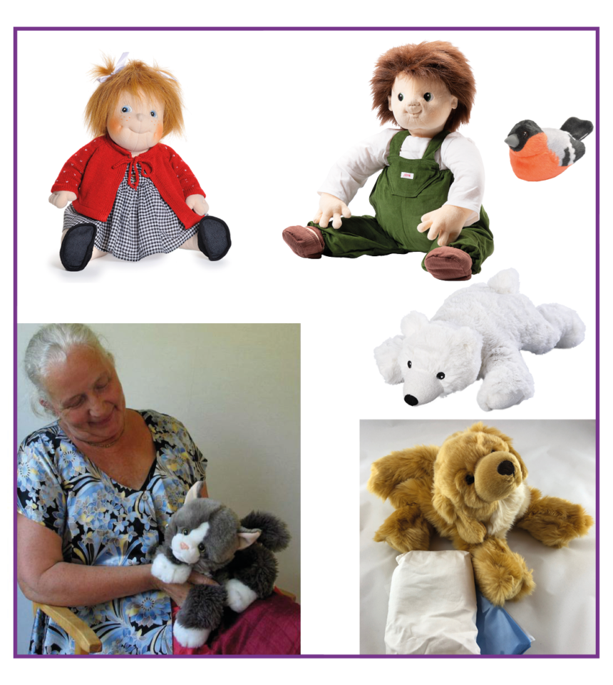 Mjuka djur - dockor - fåglar - värmedjur