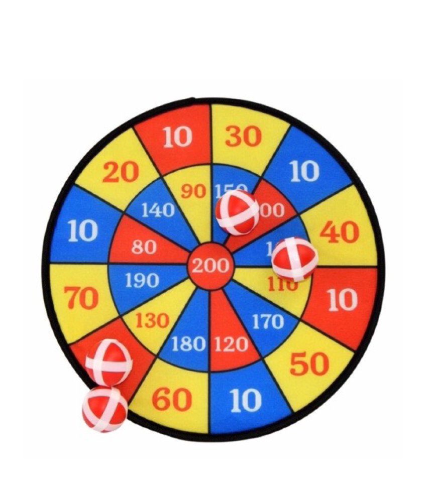 dart tavla kardborre