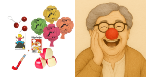 Skratt clownnäsa mentex kit fb